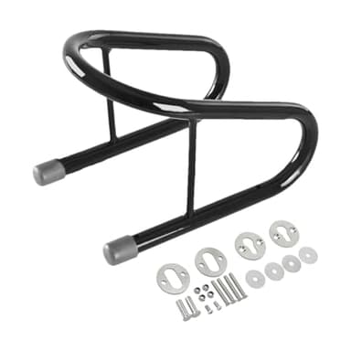 Motorcycle Chocks for Trailers - Removable Motorcycle Wheel Chock Bracket | Stainless Steel, Easy-to-Install Motorcycle Wheel Parking Chocks for Front Wheel of