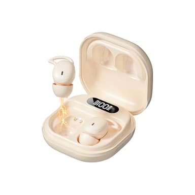 Wireless Earbuds,Mini Sleep Earbuds Bluetooth 5.46 Headphones in Ear Noise Cancelling Mic,50Hrs Hi-Fi Stereo Sound Deep Bass,LED Display IPX7 Waterproof