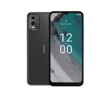 Nokia C32 | Android 13 | 3-Day Battery | 50MP Dual Camera | 4/128GB | 6.5-Inch Screen | Unlocked GSM Smartphone | Not Compatible with Verizon or AT&T | Charcoal