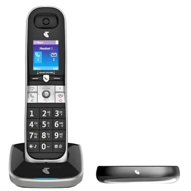 Telstra TEC102 DECT Cordless Phone with Color LCD Speakerphone Backlit Keypad and Extended Talk Time