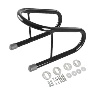 Motorcycle Wheel Chock - Stainless Steel Wheel Chocks, Motorcycle Wheel Bracket | Metal Motorbike Wheel Chock Locking Stand, Adjustable Fixing Tyre Holder Support for Storing and Transporting Bikes