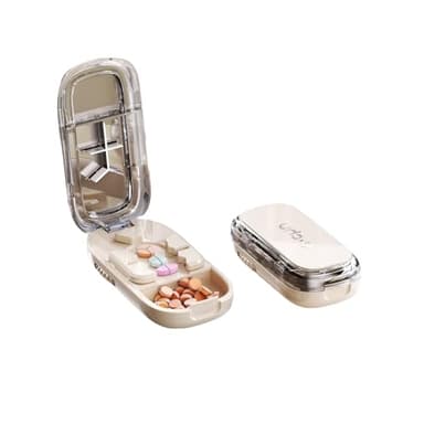 Pill Cutter - Portable Functional Adjustable Pill Splitter Cream