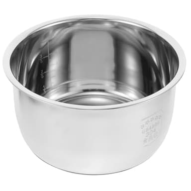 Zerodeko Rice Cooker Inner Pot Replacement, 3.0L Stainless Steel, Modern/Fitted, Silver, 21.00X21.00X11.00CM