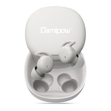 True Wireless Sleep Earbuds, Damipow Noise Blocking Technology Bluetooth Headphones in-Ear, Smallest and Lightest, Ultra Comfortable Designed Specifically to Help You Asleep Faster and Sleep Better