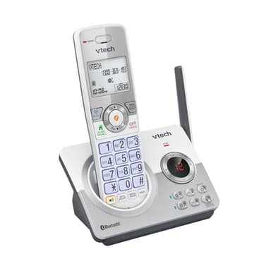VTech CLS22150 DECT6.0 Cordless Phone with MobileConnect, Smart Call Blocker, NBN Ready, Answering Machine, Volume Booster, Backlit Display, 12 Hours Talk-time, Handsfree Speakerphone, 1 Handset