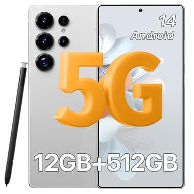 I25 Ultra Unlocked Smartphone 12GB RAM 512GB Storage 7000mAh Cell Phone, 7.3 Inch 5G Android 14 Snapdragon 8 Gen 3 Mobile Phone