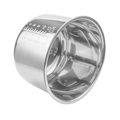 6L Replacement Inner Pot For Pressure Cooker – Stainless Steel Cooking Pot With Lid, Compatible With Electric & Stovetop Models, Non-Stick & Easy To Clean