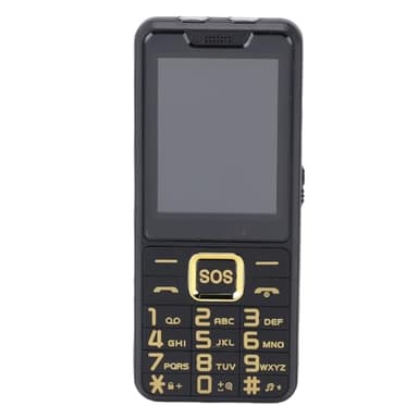 MENDUNER Senior Cell Phone for Elderly,Big Keys Phone with 2.6 Inch HD Screen, 2500mAh Battery & Emergency SOS Flashlight for Senior, Easy Grip Design​ (Black)