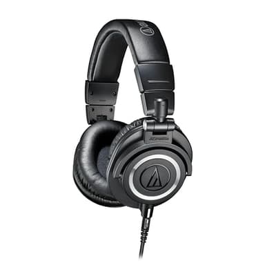 Audio-Technica ATH-M50x Professional Monitor Headphones, Black
