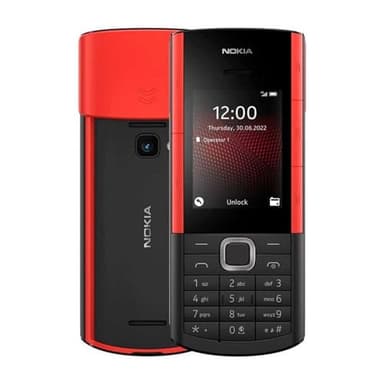 NOKIA 5710 Express Audio Phone with Built-in Wireless Headphones, MP3 Player, Wireless FM Radio, Dedicated Music Buttons and Larger Battery - Black