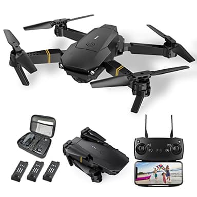 Drones with Camera for Adults 4K 1080P, Mini Drone with Camera Foldable Drones for Adults, Altitude Hold, One Key Take Off/Land, 3D Flip, 3 Speed Mode, 15 years old up (Black-01cy)