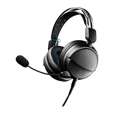 Audio Technica ATH-GL3BK Closed-Back Lightweight Gaming Headset with Boom Mic (Black)