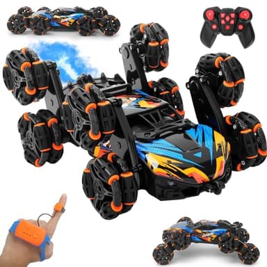 Gesture Sensing Remote Control Car, 8 Wheel Stunt RC Cars Toy for Boys Ages 6 7 8-12 13 14, Cool Kids Toys for 7 Year Old Boy | Best Birthday Gifts for 8 Year Old Boys