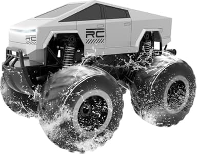 GoBang 1:16 Waterproof Monster Truck Toys RC Cars Amphibious Remote Control Car 4WD All Terrain Off-Road Toy for 6+ Year Old Boys Girls Toys Gifts Presents