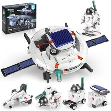 Tisuokae STEM Projects Toys for Kids, Solar Robot Kits Gifts for 8-16 Year Old Teen Boys Girls, Science Kits for Boys Ages 8 9 10 11 12 13 14 15 16, DIY Educational Building Space Toy