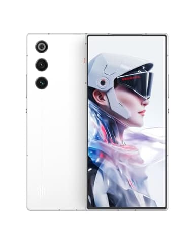 REDMAGIC 10 Air 120Hz Gaming Phone, 5G Android Smartphone, 16GB RAM+512GB ROM, Snapdragon 8 Gen 3, 6.8" AMOLED Full Screen, FHD+, 50MP Camera, Dual-Sim, Unlocked Mobile Phone White